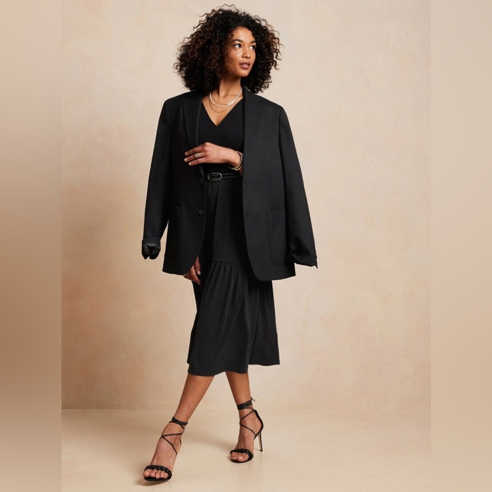 BANANA REPUBLIC Women's KNIT MIDI DRESS